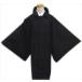  rain coat men's man angle sleeve black color M L LL Japanese clothes kimono 