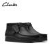 Clarks Clarks wala Be Evo ботинки мужской wala Be ботинки кожа натуральная кожа обувь WallabeeEVO BT 26179710 чёрный чёрная кожа мокасины 