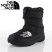 ザ ノースフェイス キッズ THE NORTH FACE NFJ51881 KK K Nuptse Bootie V TNFブラック×ブラック ヌプシブーティー V ブーツ ミドル丈