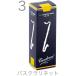 vandoren(�o���h�[����) CR123 �o�X�N�����l�b�g 3�� ���[�h �g���f�B�V���i�� 1�� 5�� Bass clarinet traditional reed 3.0�@�k�C�� ���� �����s��