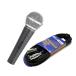 CUSTOMTRY( custom Try ) CM-2000 XLR cable set * electrodynamic microphone XLR-XLR. 5 meter. cable attaching set 