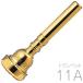 Vincent Bach(���B���Z���g �o�b�N) 11A GP �g�����y�b�g �}�E�X�s�[�X �����b�L ���� Trumpet mouthpiec gold�@�k�C�� ���� �����s��