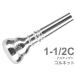 Vincent Bach 1-1/2C �R���l�b�g �}�E�X�s�[�X �A���e�B�U�� SP �⃁�b�L ARTISAN Cornet mouthpiece Silver plated 1 1/2C�@�k�C�� ���� �����s��