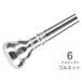 Vincent Bach(���B���Z���g �o�b�N) 6 �R���l�b�g �}�E�X�s�[�X �A���e�B�U�� SP �⃁�b�L ARTISAN Cornet mouthpiece Silver plated   �k�C�� ���� �����s��