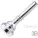 Vincent Bach(���B���Z���g �o�b�N) 3B �R���l�b�g �}�E�X�s�[�X SP �⃁�b�L �X�^���_�[�h Cornet mouthpiece Silver plated  �k�C�� ���� �����s��