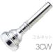 Vincent Bach(���B���Z���g �o�b�N) 3CW �R���l�b�g �}�E�X�s�[�X SP �⃁�b�L �X�^���_�[�h Cornet mouthpiece Silver plated  �k�C�� ���� �����s��