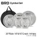 Pearl( жемчуг ) немедленная уплата возможность BRD-S CymbalCymbalSet BRD-S 20"Ride 18"&amp;16~Crash 14Hats w/Case[ наличие есть ]