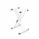 Gravity ( gravity ) GKSX2W X type клавиатура подставка Keyboard Stand X-Form double White