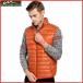  down vest men's down jacket no sleeve high‐necked gilet winter the best gentleman for autumn winter warm protection against cold warm coat 