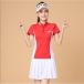  Golf одежда женский большой размер лето 30 плата 40 плата 50 плата плиссировать теннис рубашка с коротким рукавом & юбка верх и низ в комплекте выставить ko-te
