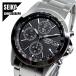 �y���[�zSEIKO �Z�C�R�[ CHRONOGRAPH �N���m�O���t ���{�����[�u�����g SND309P �u���b�N�~�V���o�[ ���^���o���h �����Y �r���v