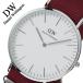 �_�j�G���E�F�����g�� �N���V�b�N ���[���� �V���o�[ 40mm �r���v Daniel Wellington Classic ROSELYN ���v �����Y ���f�B�[�X DW00100268