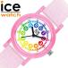 [ стандартный товар ] I Swatch наручные часы ICE learning часы I Swatch icewatch симпатичный симпатичный пастель розовый девочка ... ребенок ребенок детский Kids 