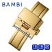  часы пряжка пряжка замена нержавеющая сталь BAMBI Bambi ZG010 BUCKLE. звук кнопка модель соответствует толщина примерно 4mm до Gold 16mm,18mm,20mm ba-ZG010