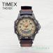 TIMEX（日本未発売）腕時計 メンズ アナデジ EXPEDITION T45181 39MM カーキ アイボリー ブラウン ミリタリー