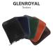 �y���s�A���i�z�O�������C���� GLENROYAL ���z ZIP AROUND SMALL WALLET �����Y ���f�B�[�X ���E���h�t�@�X�i�[��܂���z �u���b�N �l�C�r�[ 03-5814