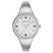 アンクライン Anne Klein 女性用 腕時計 レディース ウォッチ ホワイト AK/2861SASV 女性らしいデザイン かわいい