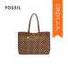  Fossil кожа портфель женский Brown PU Jessie ZB11007249 2024 весна 