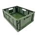  storage case storage box container box folding container L 120 khaki 34×25.6×12.6cm 355189