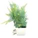  flower pot green pot white A/perusia. artificial flower fake green 357732
