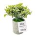  flower pot green pot gray D/ cress artificial flower fake green 357742