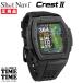 ShotNavi Schott navi Crest2k rest 2 наручные часы type GPS Golf navi черный динамик зеленый I сделано в Японии [ надежный производитель 1 год гарантия ]