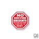  стикер No 006 NO DISCOUNTS red