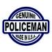  стикер No 175 POLICEMAN