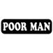  стикер No 922 POOR MAN