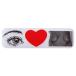  стикер No 934 EYE LOVE PUPPIES