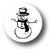  Рождество жестяная банка значок CBWI13 снег ...01