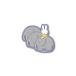 miffyda ikatto винил Mini стикер Miffy . слон герой стикер книга с картинками иллюстрации симпатичный .. уже ..gs официальный товары MIF040