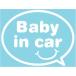 SK141 Baby in car balloon åƥž̥ƥå Ρޥ  ٥ӡ󥫡  лˤ