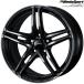 WedsSport SA-52R WBC 1 шт. 17×7.0J+40 5H 114.3 φ73 Weds Sport колесо SA-52R War s черный прозрачный 74830