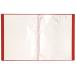 [ юридическое лицо sama только распродажа ]a- Tec прозрачный книжка B толщина A4 20 карман красный 00003142