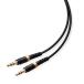  Elecom ELECOM высокая прочность аудио φ3.5AUX кабель распорка - распорка черный AX-35MS05BK