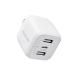 쥳 ELECOM USB Type-C Ŵ PD 32W C1 USB A2 MacBook Air iPad iPhone Android Nintendo Switch ۥ磻 MPA-ACCP4032WH