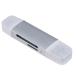na бегемот cocos nucifera Digio2 USB3.2Gen1 Type-C&A aluminium устройство для считывания карт зажигалка серебряный CRW-DC3SD92SL