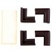  машина Boy угол резина накладка 5cm Brown 4 штук BS12
