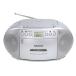  ом электро- машина AudioComm CD радио кассета магнитофон серебряный RCD-590Z-S