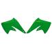 RACETECH 졼ƥå Radiator Scoops Green KXF250 2004-05 KX 250 F  KAWASAKI 掠 饸 ѴϢ 󥸥