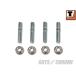 GUTS CHROME Guts хром [V-TWIN] выхлоп stud & гайка HARLEY-DAVIDSON Harley Davidson выхлоп гайка muffler 
