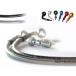 TECNIUM TECNIUM:ƥ˥ SPEEDBRAKES Aviation Brake Hose Carbon/Red Banjo