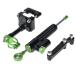 ATope- верх амортизатор рулевого механизма комплект цвет : зеленый NINJA250R EX250 KAWASAKI Kawasaki амортизатор рулевого механизма руль вокруг детали руль 