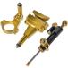 ATope- верх амортизатор рулевого механизма комплект цвет : Gold NINJA400 NINJA250 KAWASAKI Kawasaki амортизатор рулевого механизма руль вокруг детали руль 