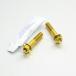 PRO BOLT Pro болт Stainless Steel Front Axle Pinch Bolt Set Race Spec цвет : Gold HONDA Honda KAWASAKI Kawasaki SUZUKI Suzuki axle гайка 