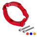 ZETA RACING Gita рейсинг выхлоп фланец защита цвет : красный GASGAS GasGas HUSQVARNA Husquarna KTM фланцы глушителя muffler 