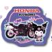 Honda Official Licensed Product Honda официальный Pro канал Honda×KUROMI тент грамм стикер CBR FIREBLADE RR-R HONDA Honda стикер * переводная картинка 