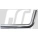 GUTS CHROME Guts хром отдушина труба R55 75 раз универсальный HARLEY-DAVIDSON Harley Davidson выхлопная труба muffler 