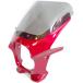 World Walk world walk универсальный обтекатель с экраном DS-01 [R модель ] цвет : сладости -g грузовик красный / экран цвет : прозрачный обтекатель с экраном экстерьер 